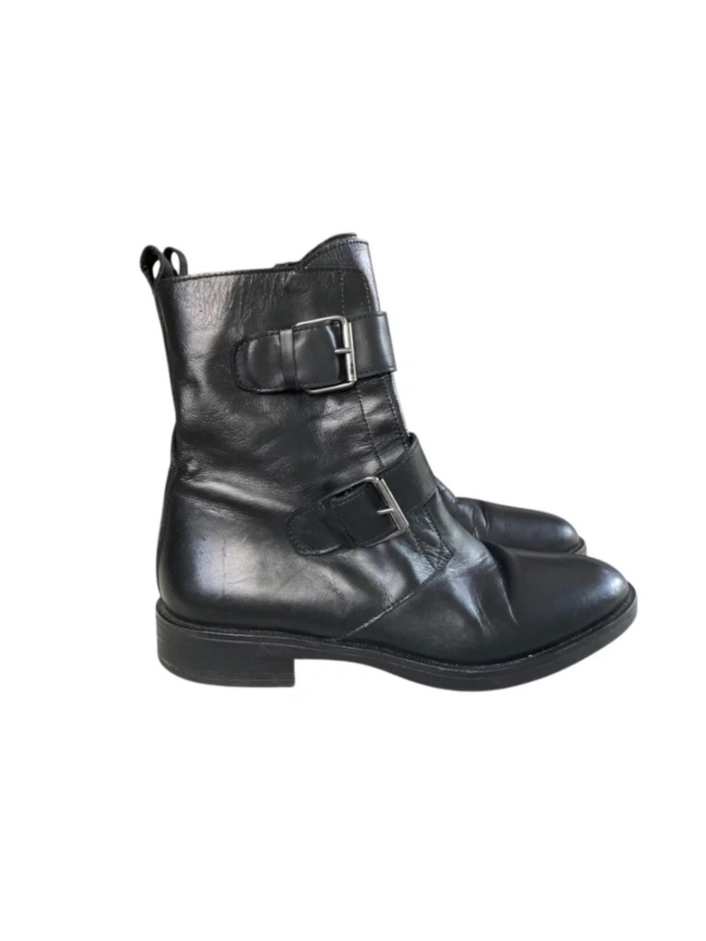 Emanuele Crasto Women's Leather Moto Boots